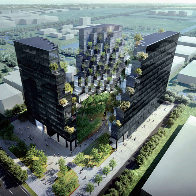 Green Steel Towers 90% Recycled Material, Net-Zero Ready