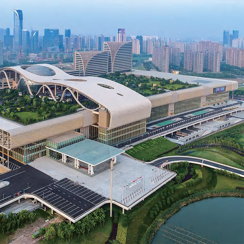 Airport Steel Roofs 1.5km Spans, 3 FloorsMonth Build