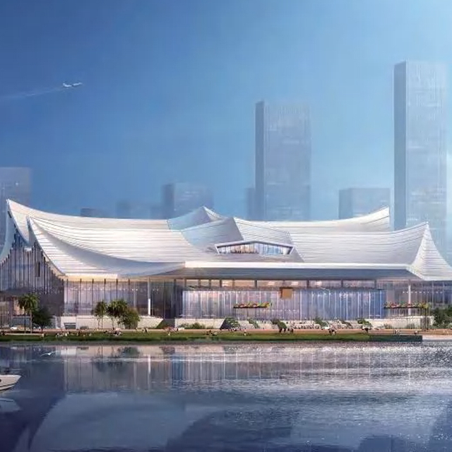 Temporary Steel Expo Halls 10,000㎡ in 30 Days