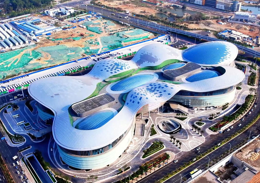 The International Duty-free City in Haikou Showroom Large-scale Building