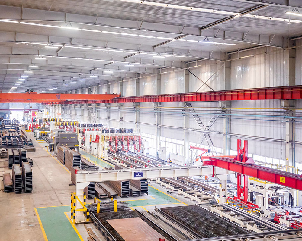 Large Steel Structure Industrial Workshop Over 10,000 Sqm from China manufacturer - Hxss
